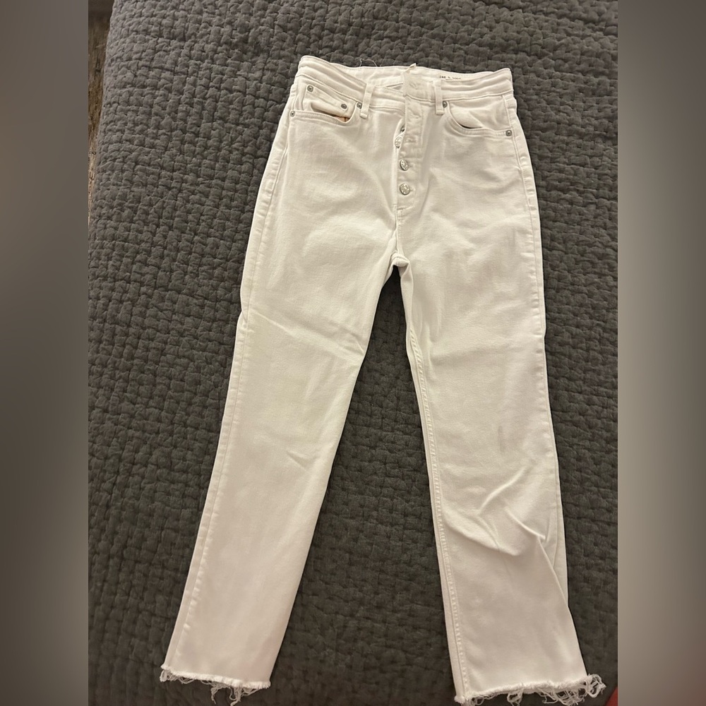 Rag & Bone White Denim Jeans